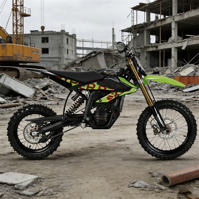2026 Hyper Bee Electric Dirt Bike 8KW Off-Road Motorcycle 65KM/h High-Speed Racing E-Bike