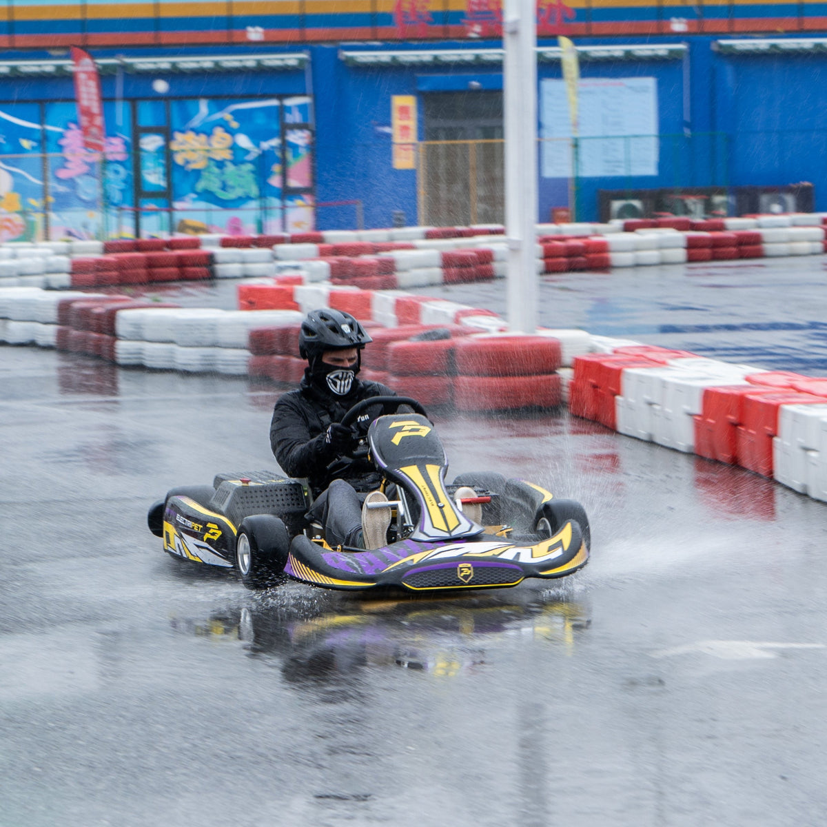 High-Performance Electric Racing Go Kart for Adults with 12KW Peak Motor & 72V Battery