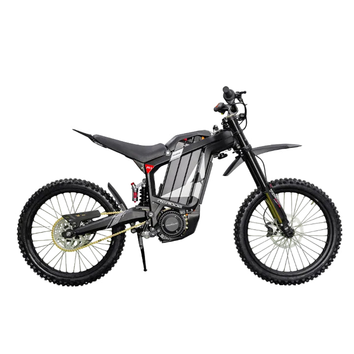 72V 4000W Electric Dirt Bike for Adults, RERODE R1 High Performance Mid-Drive Off-Road E-Moto with 8000W Peak Power