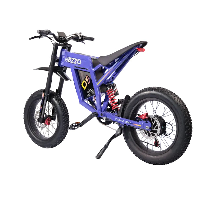 60V 3000W Electric Dirt Bike for Adults, HEZZO D5 Off-Road Electric Motorcycle with 30Ah Battery
