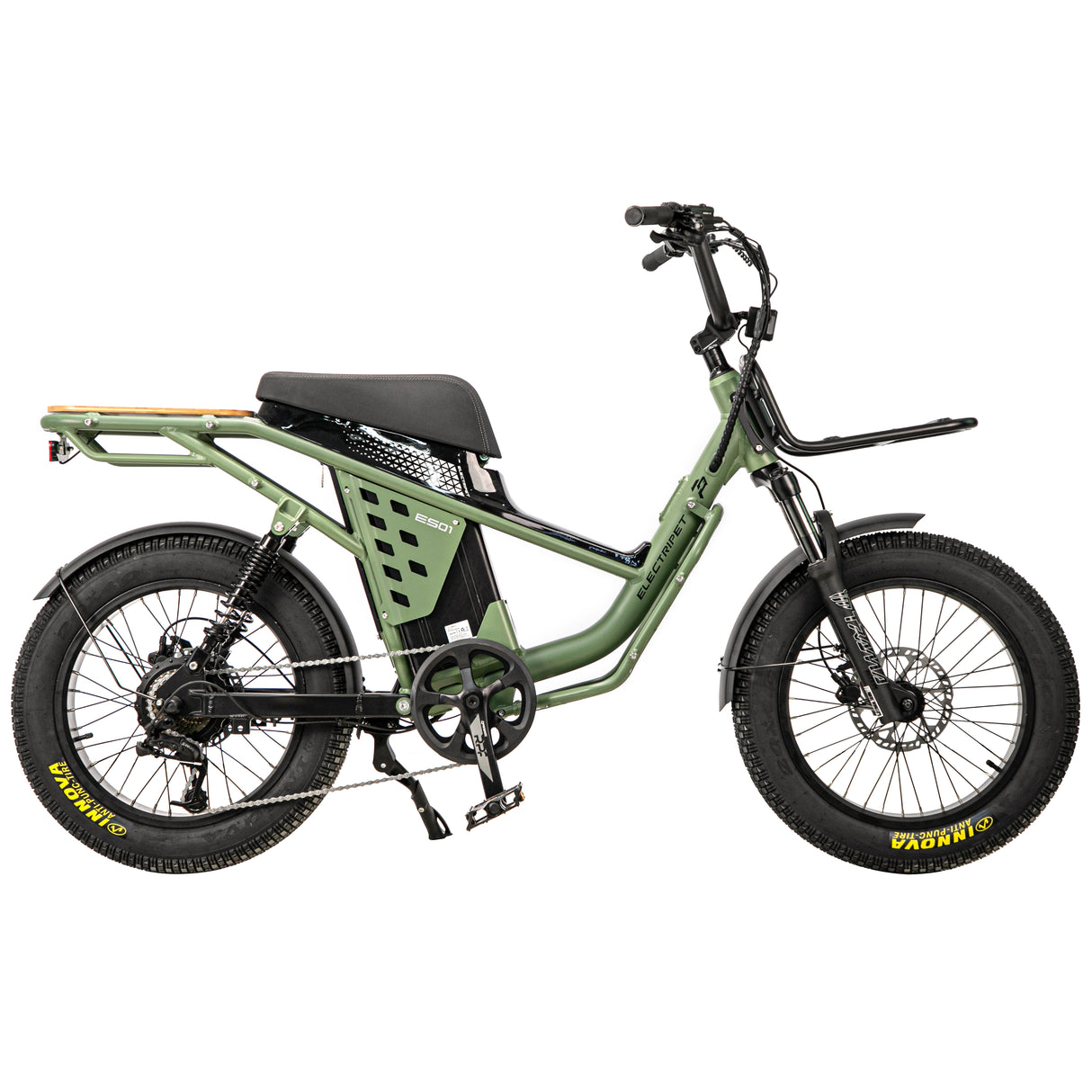 120 Miles Long Range Fat Tire Electric Bike for Adults, 750W Camping Ebike with 1500W Peak Motor