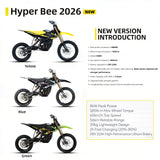 2026 Hyper Bee Electric Dirt Bike 8KW Off-Road Motorcycle 65KM/h High-Speed Racing E-Bike
