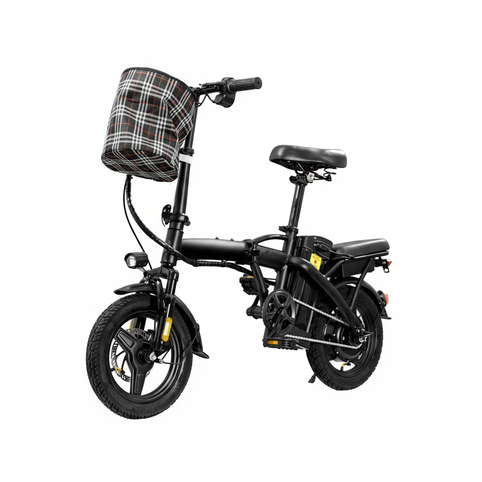 Compact Folding Electric Bike for Adults, Portable Commuter Ebike for City Riding