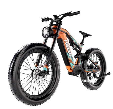 Premium Carbon Fiber Fat Tire eMTB with Bafang Mid-Drive Motor & 52V Samsung Battery