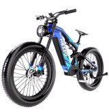 Premium Carbon Fiber Fat Tire eMTB with Bafang Mid-Drive Motor & 52V Samsung Battery