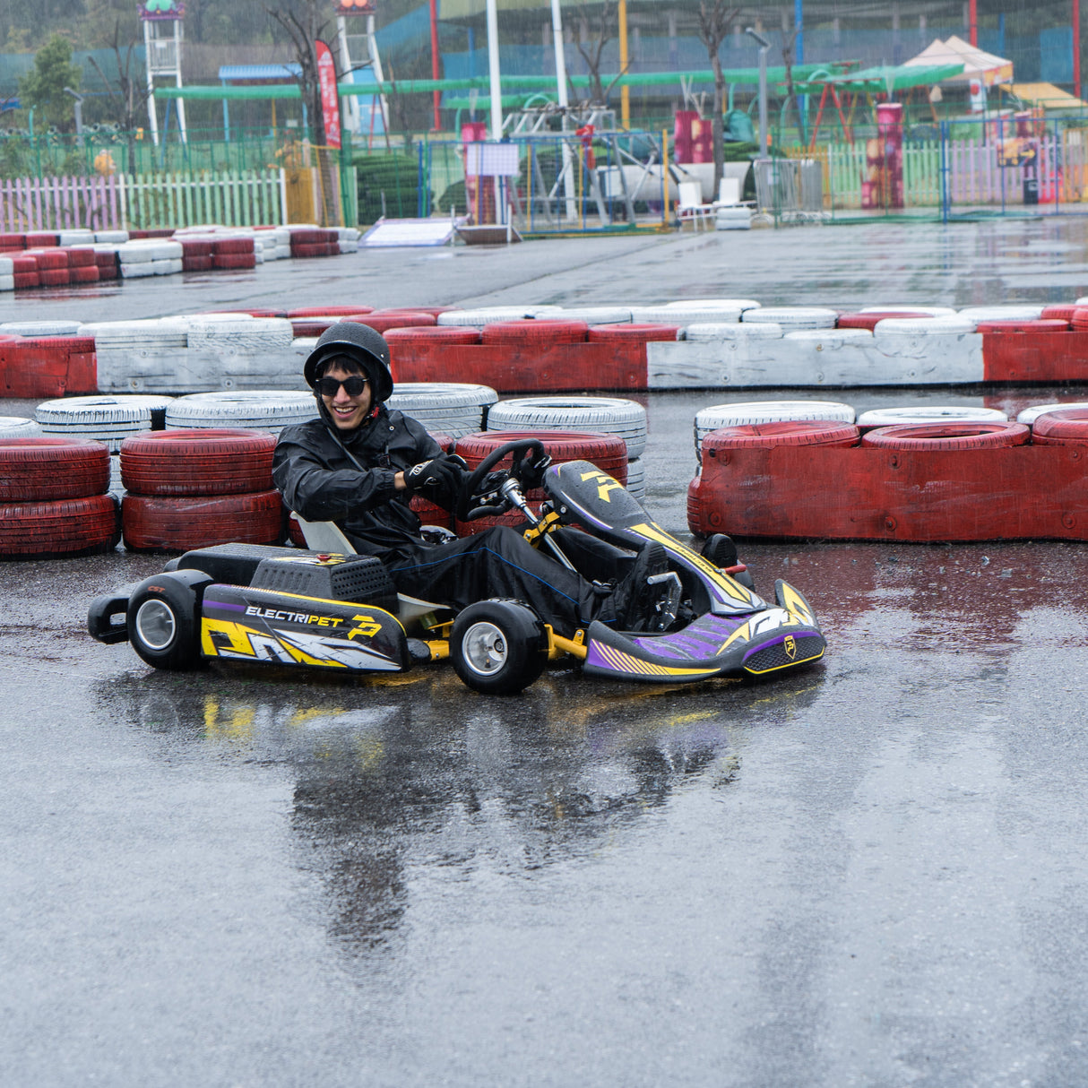 High-Performance Electric Racing Go Kart for Adults with 12KW Peak Motor & 72V Battery