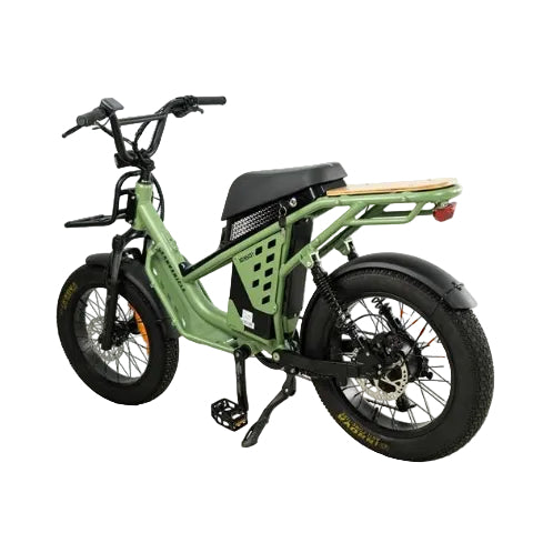 120 Miles Long Range Fat Tire Electric Bike for Adults, 750W Camping Ebike with 1500W Peak Motor