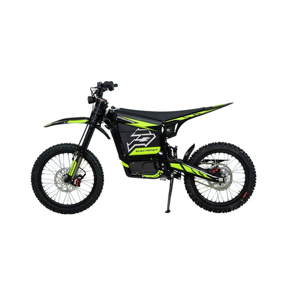 72V 6000W Electric Dirt Bike for Adults, High Performance Grasshopper Off-Road E-Moto with 12500W Peak Motor