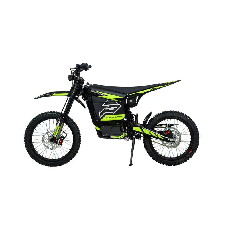 72V 6000W Electric Dirt Bike for Adults, High Performance Grasshopper Off-Road E-Moto with 12500W Peak Motor