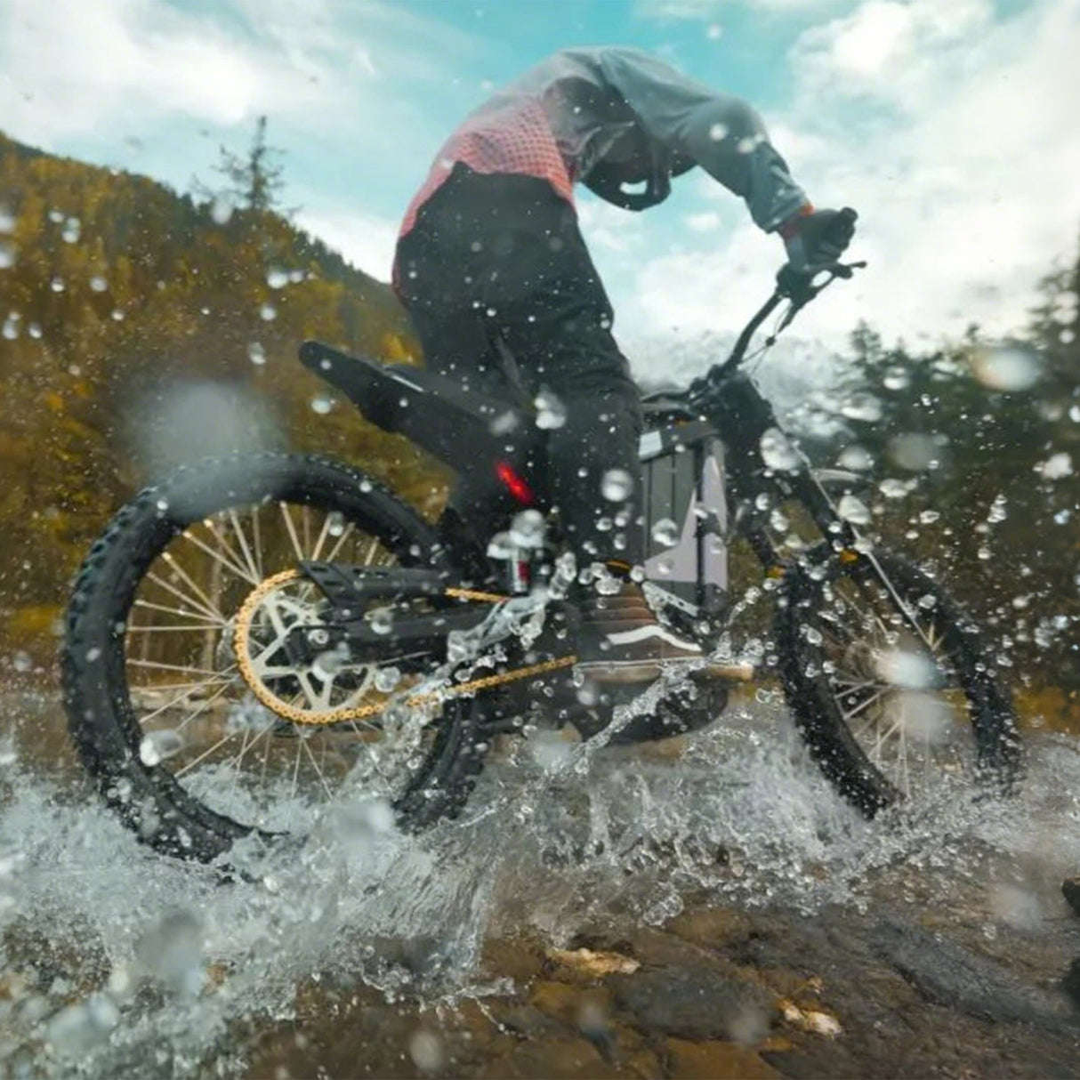 72V 4000W Electric Dirt Bike for Adults, RERODE R1 High Performance Mid-Drive Off-Road E-Moto with 8000W Peak Power