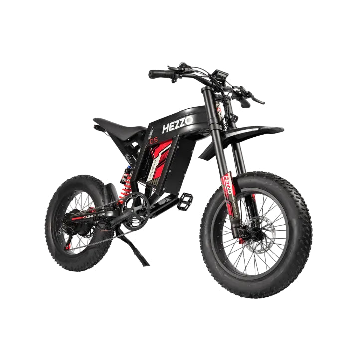 60V 3000W Electric Dirt Bike for Adults, HEZZO D5 Off-Road Electric Motorcycle with 30Ah Battery