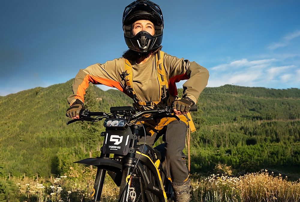 79bike Falcon pro 10000W 72V Electric Dirt Bike - Off-Road Adult Electric Motorcycle, 56MPH Top Speed, 75-Mile Range, Full Suspension
