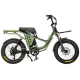 120 Miles Long Range Fat Tire Electric Bike for Adults, 750W Camping Ebike with 1500W Peak Motor