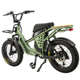 120 Miles Long Range Fat Tire Electric Bike for Adults, 750W Camping Ebike with 1500W Peak Motor