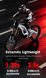 Sur Ron 2026 10000W 72V35AH Electric Dirt Bike with Integrated Road Bike Light Bee X Surron