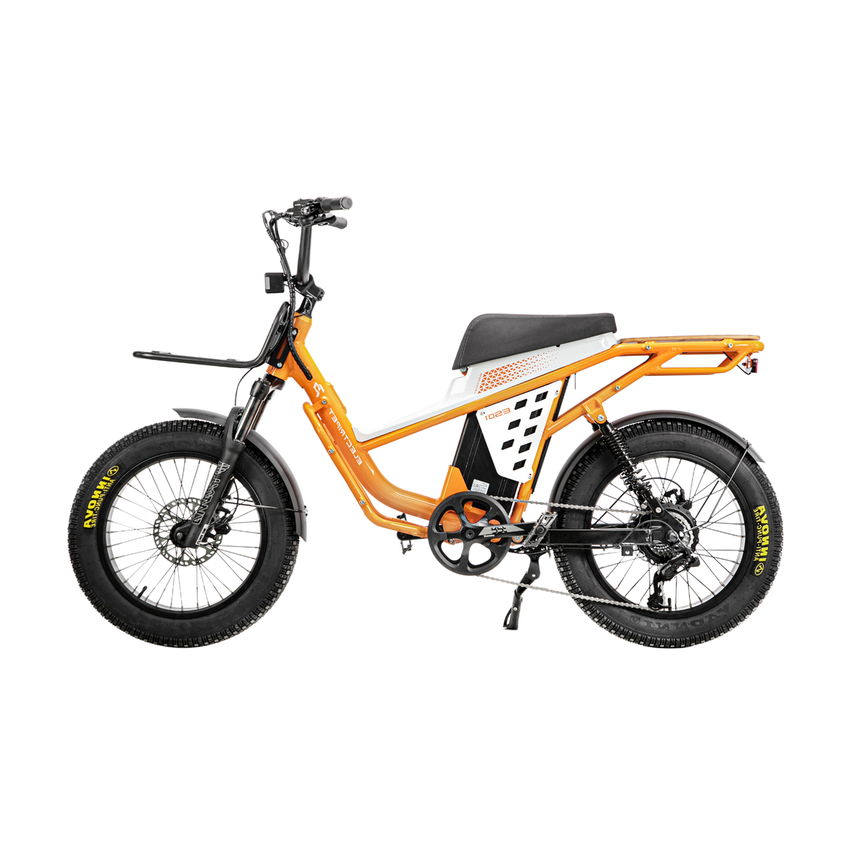 48V 50Ah Long Range Fat Tire Electric Bike for Adults, 750W Camping Ebike with 1500W Peak Motor