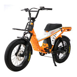 48V 50Ah Long Range Fat Tire Electric Bike for Adults, 750W Camping Ebike with 1500W Peak Motor
