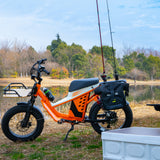 48V 50Ah Long Range Fat Tire Electric Bike for Adults, 750W Camping Ebike with 1500W Peak Motor