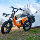 48V 50Ah Long Range Fat Tire Electric Bike for Adults, 750W Camping Ebike with 1500W Peak Motor