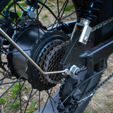 48V 50Ah Long Range Fat Tire Electric Bike for Adults, 750W Camping Ebike with 1500W Peak Motor