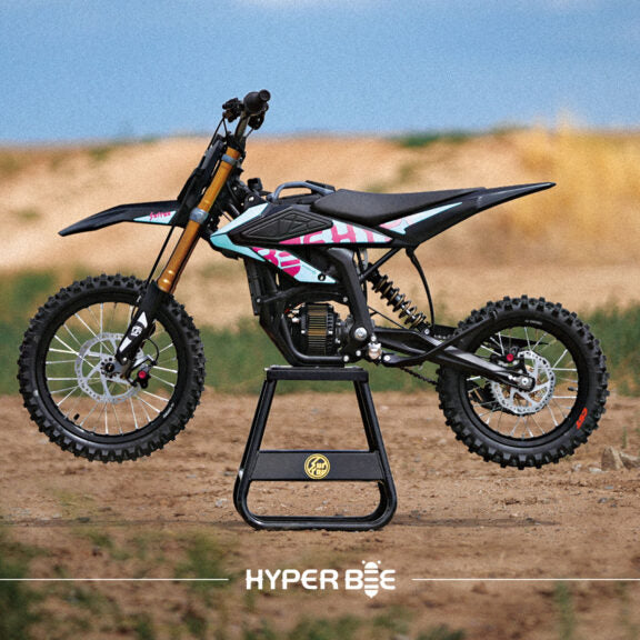 2026 Hyper Bee Electric Dirt Bike 8KW Off-Road Motorcycle 65KM/h High-Speed Racing E-Bike
