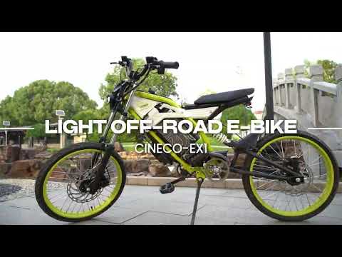 48V Electric Dirt Bike for Adults, Cineco EX1 Lightweight Off-Road Electric Motorcycle with 28Ah Battery